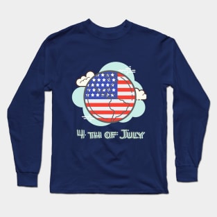 Happy independence day USA 4th July Long Sleeve T-Shirt